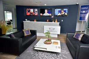 waiting room at goodness dental