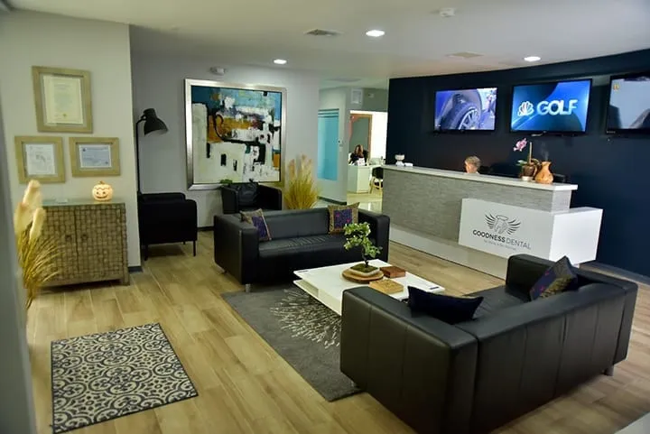 Goodness dental waiting room 