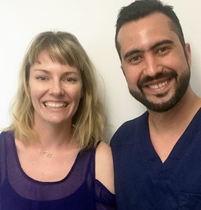 Bronwyn Wrobel leaving a patient review for Goodness Dental in Costa Rica